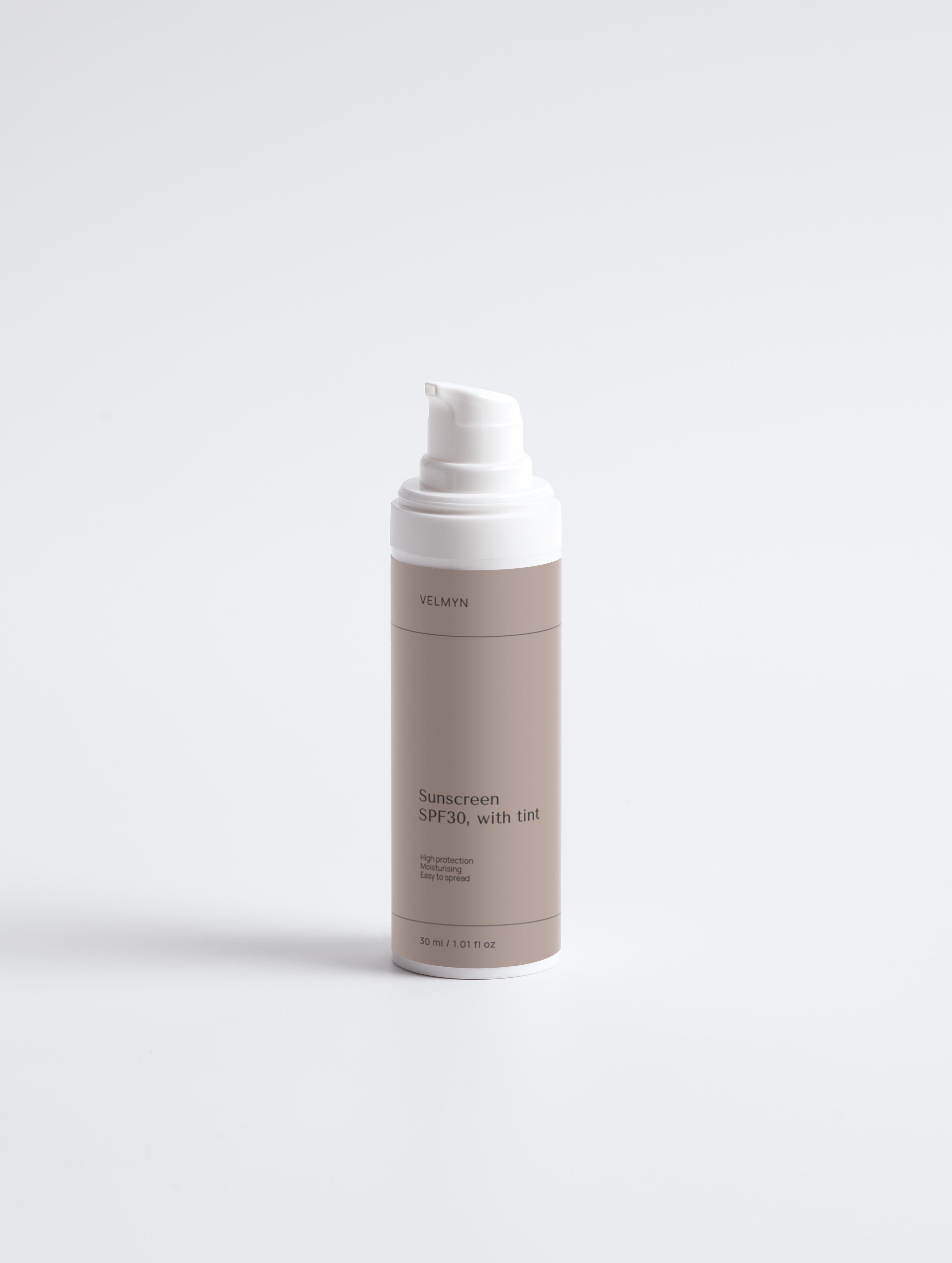 Sunscreen SPF30, with tint